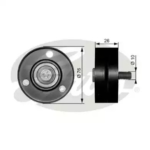 Ролик поликлинового ремень drivealign GATES T36083