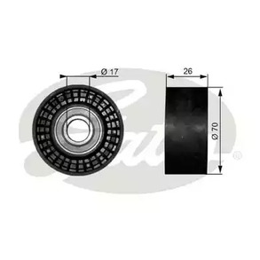 Ролик поликлинового ремня GATES T38018