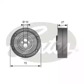 Натяжной ролик ремня GATES T41216
