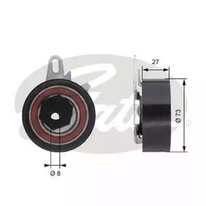 Ролик приводного ремня GATES T43067