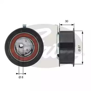 Ролик приводного ремня GATES T43069