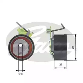 Натяжной ролик ремня грм GATES T43088