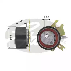 Натяжной ролик ремня GATES T43089