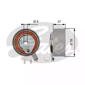Ролик приводного ремня GATES T43139