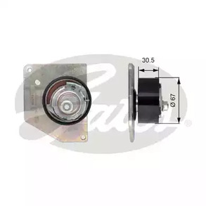 Натяжной ролик ременьа грм powergrip GATES T43207