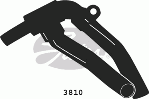 Патрубок радиатора GATES 3810