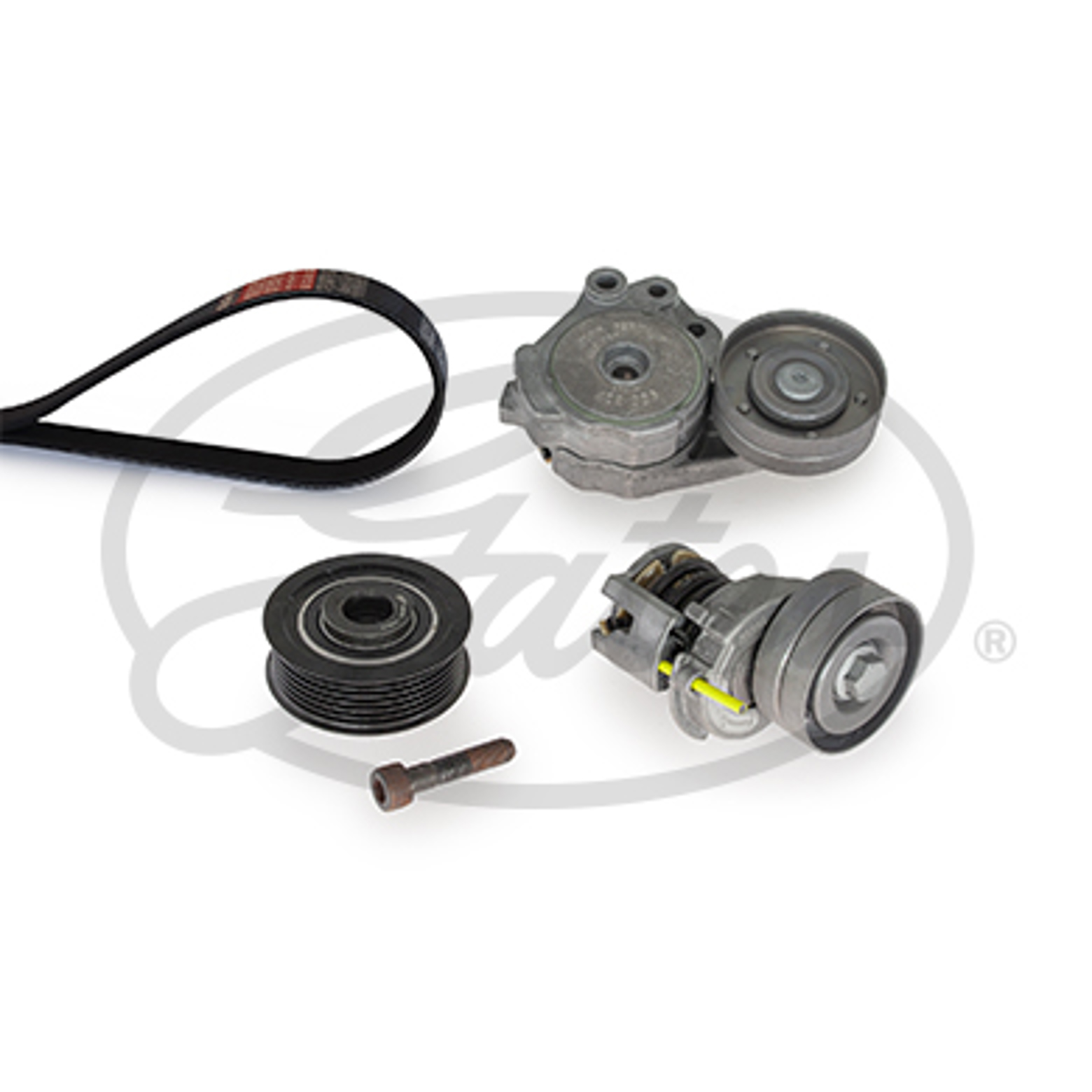 Комплект поликлинового ремня skoda fabia ii GATES K026PK1600
