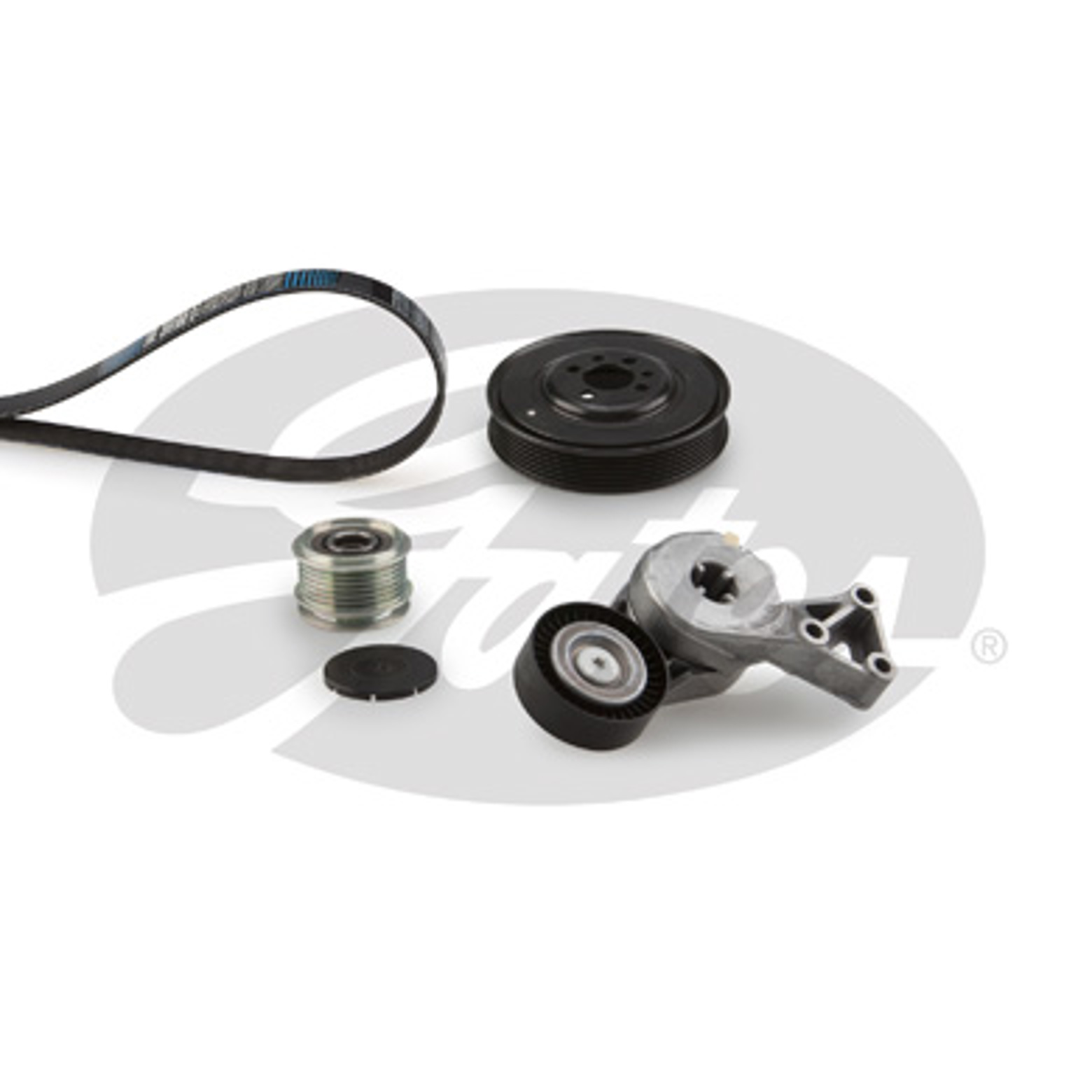 Комплект поликлинового ремня audi a3 GATES K076PK1043
