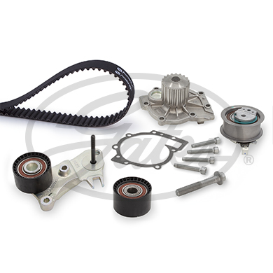Water pump-/timing belt set GATES KP15686XS-1