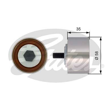 Ролик зубчатого ремень powergrip GATES T42121