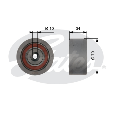 Ролик зубчатого ремень powergrip GATES T42159