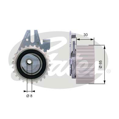 Натяжной ролик ременьа грм powergrip GATES T43024