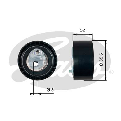 Натяжной ролик ременьа грм powergrip GATES T43035