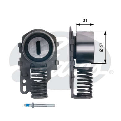 Натяжной ролик ременьа грм powergrip GATES T43082
