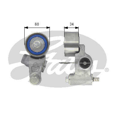 Натяжной ролик привода грм powergrip GATES T43137