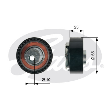 Натяжной ролик ременьа грм powergrip GATES T43228