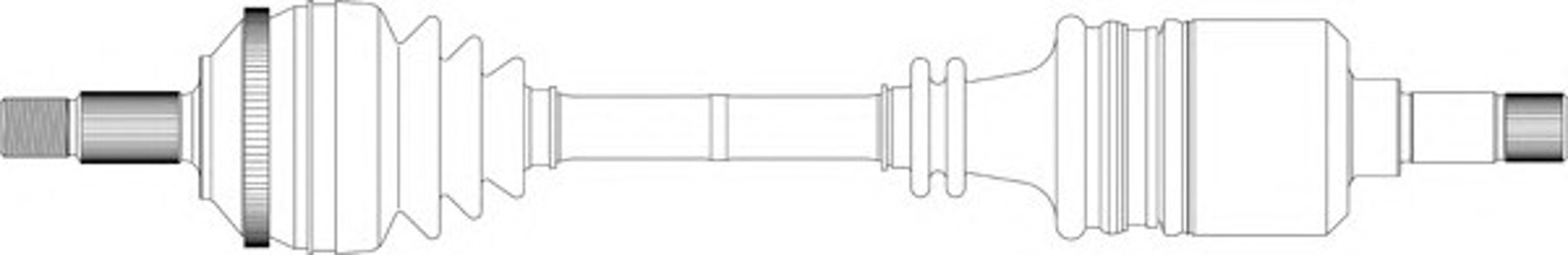 Полуось GENERAL RICAMBI FI3220