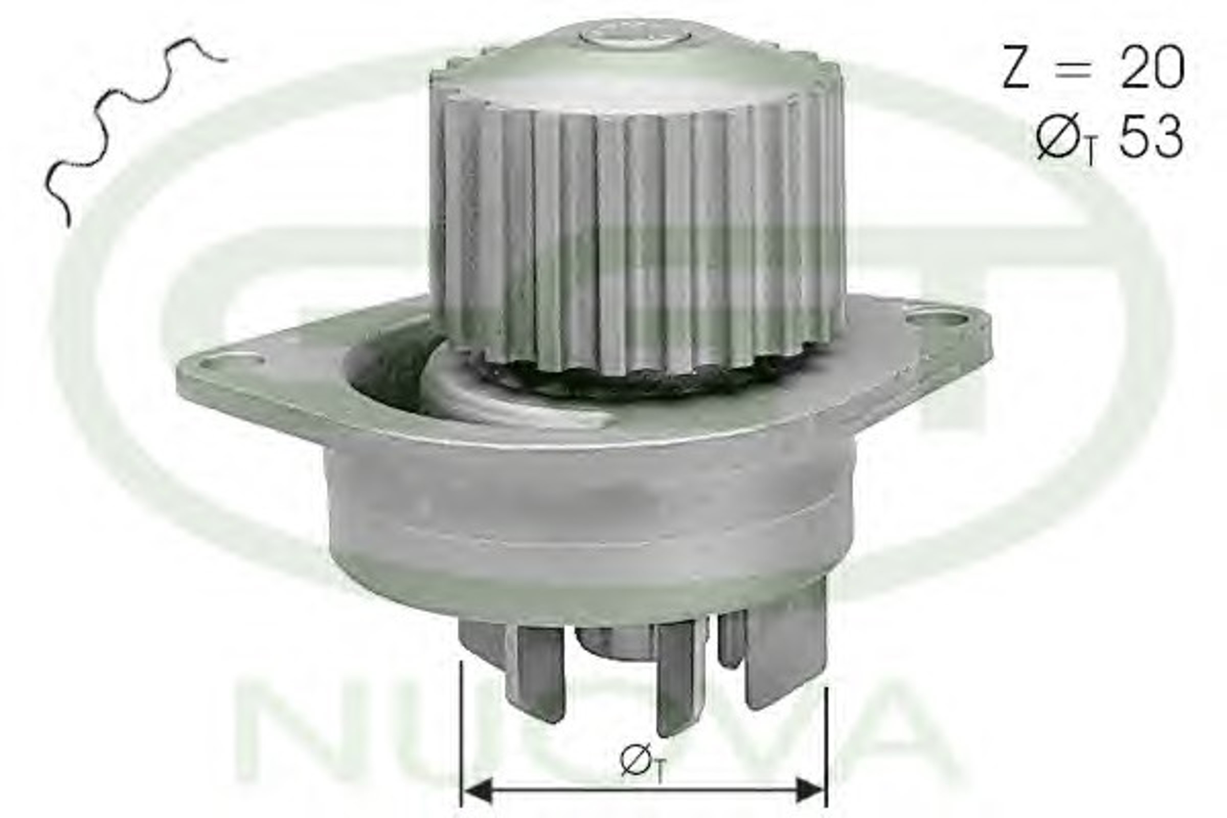 Насос водяной GGT PA10707