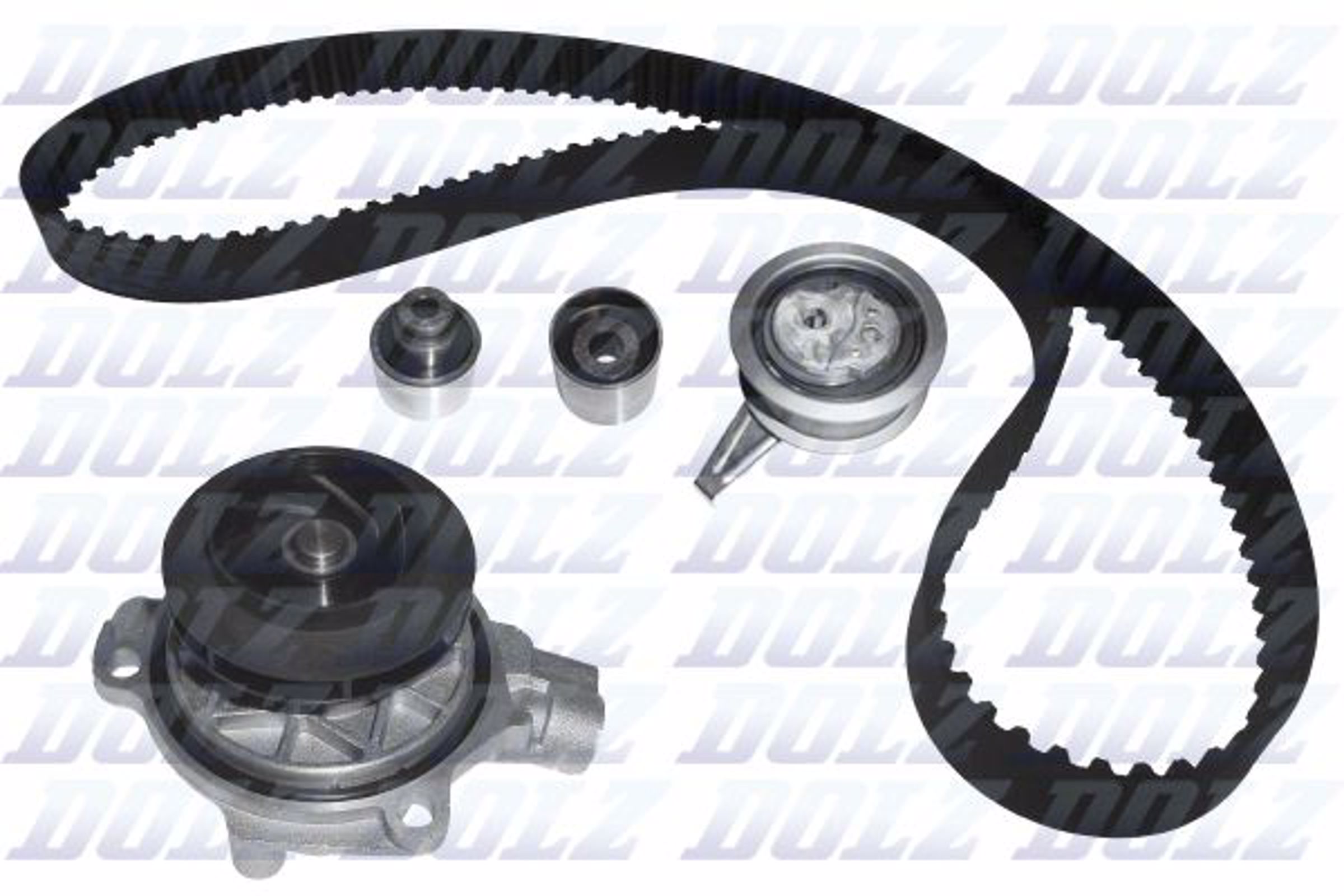 Комплект грм с водяным насосом DOLZ KD153