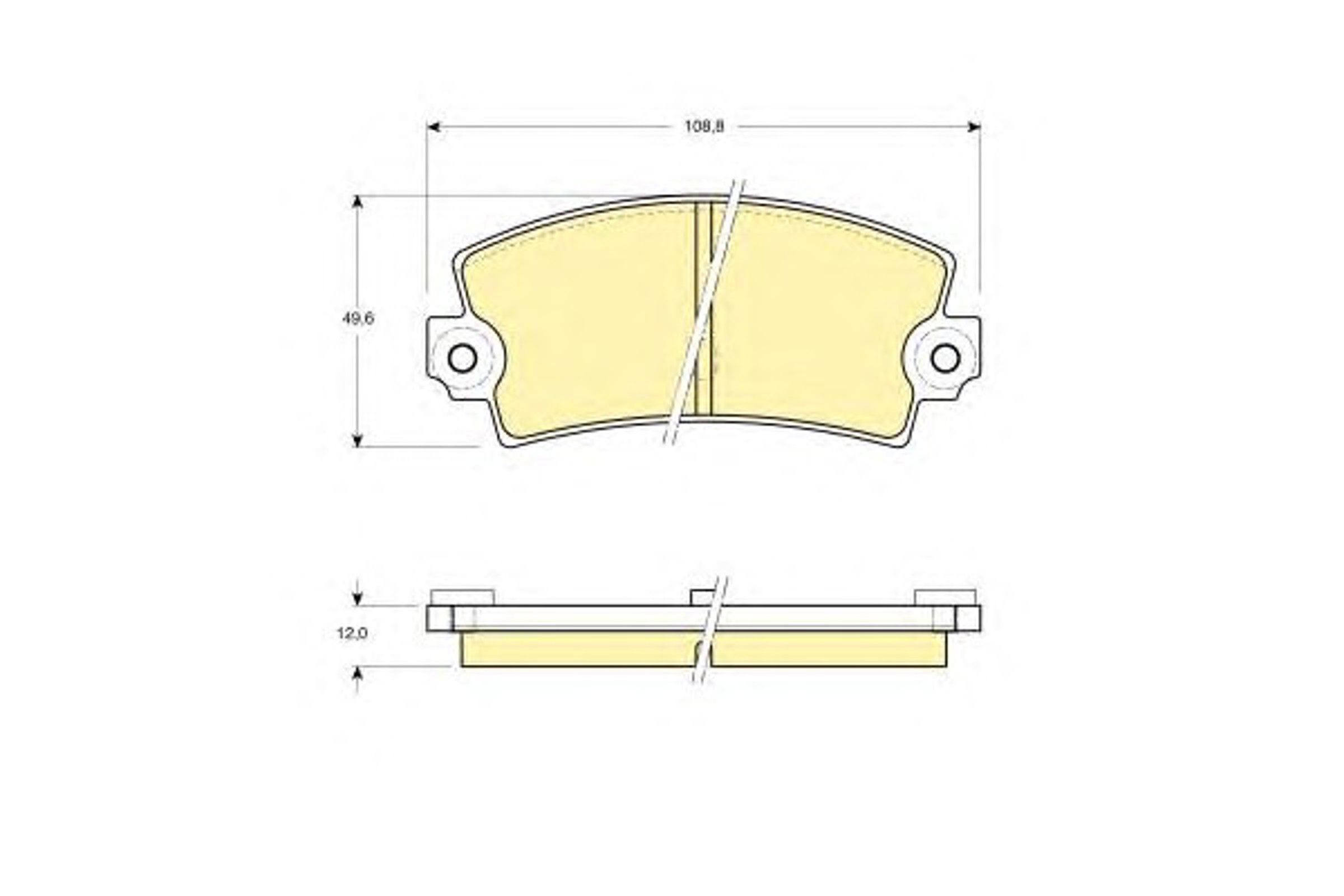 Колодки тормозные дисковые GIRLING 6101553