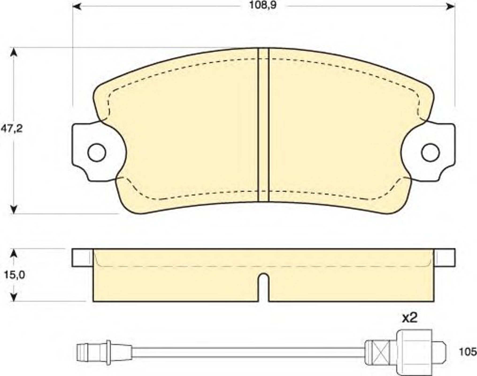 Колодки тормозные дисковые GIRLING 6101723