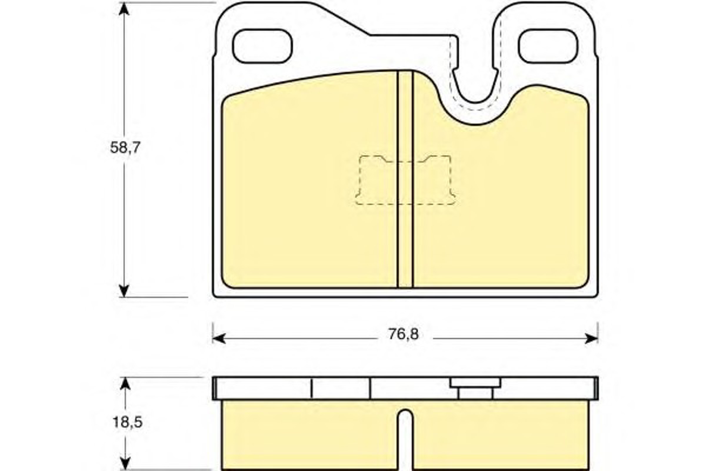 Колодки тормозные дисковые GIRLING 6103102