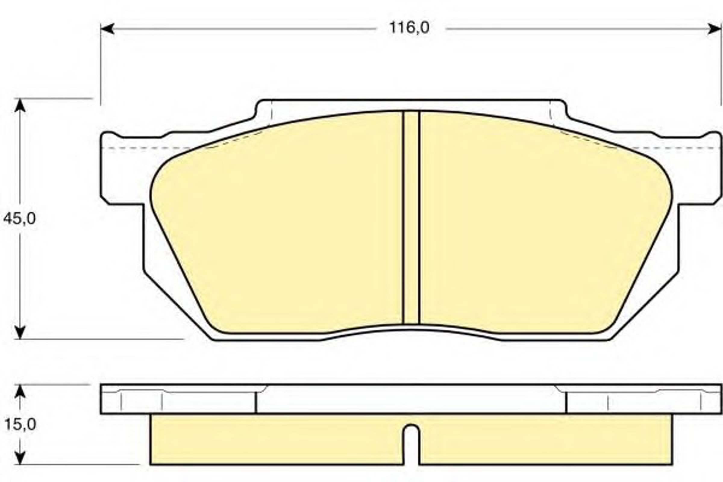 Колодки тормозные дисковые GIRLING 6103589