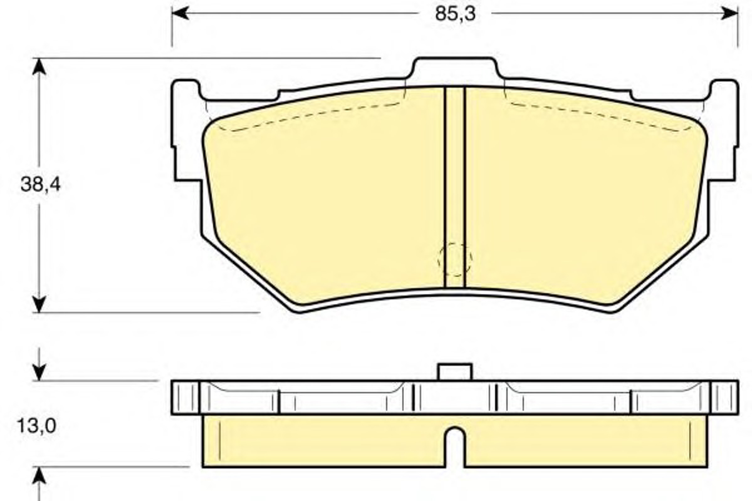 Комплект тормозных колодок дисковый тормоз GIRLING 6103729
