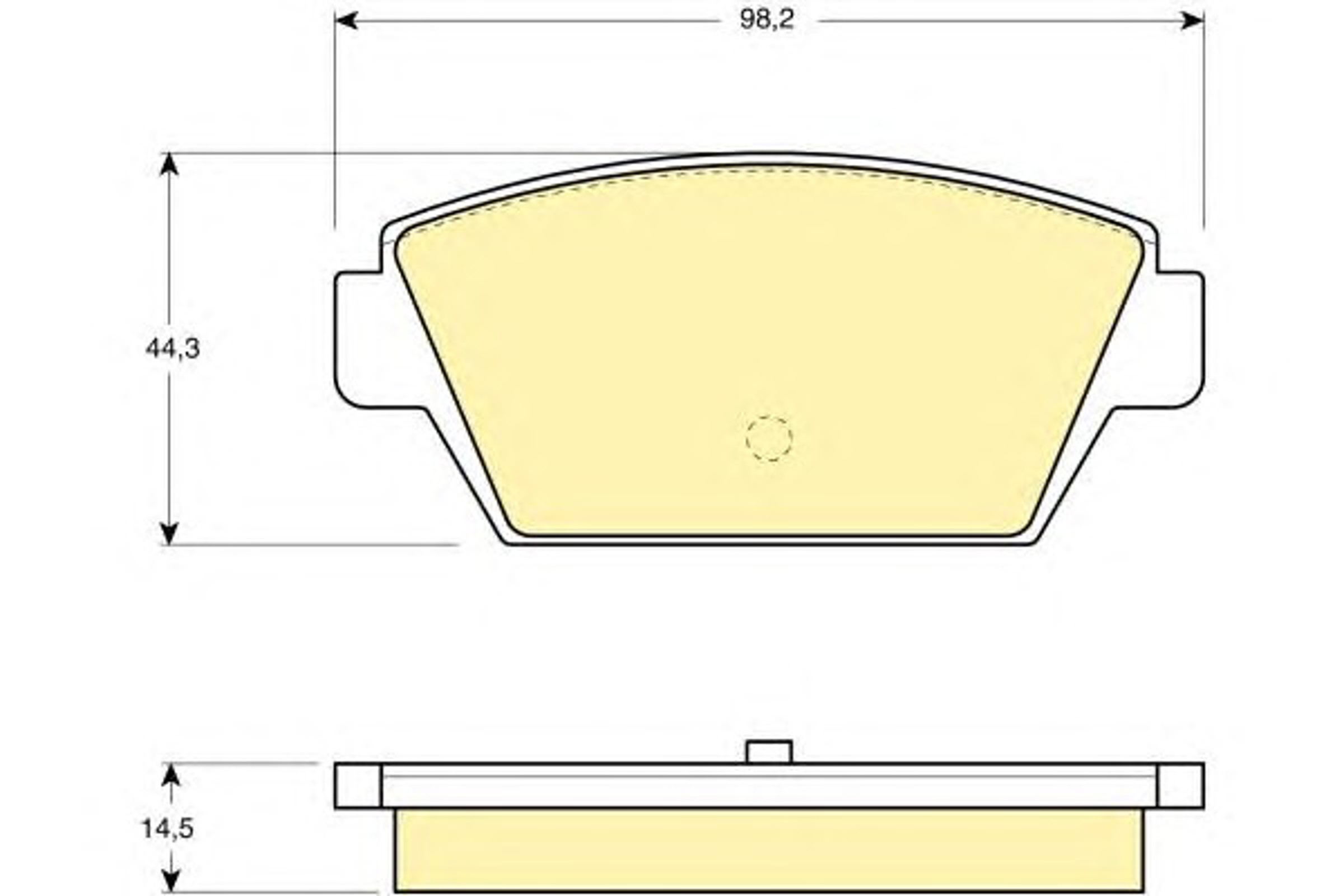 Колодки тормозные дисковые GIRLING 6109459