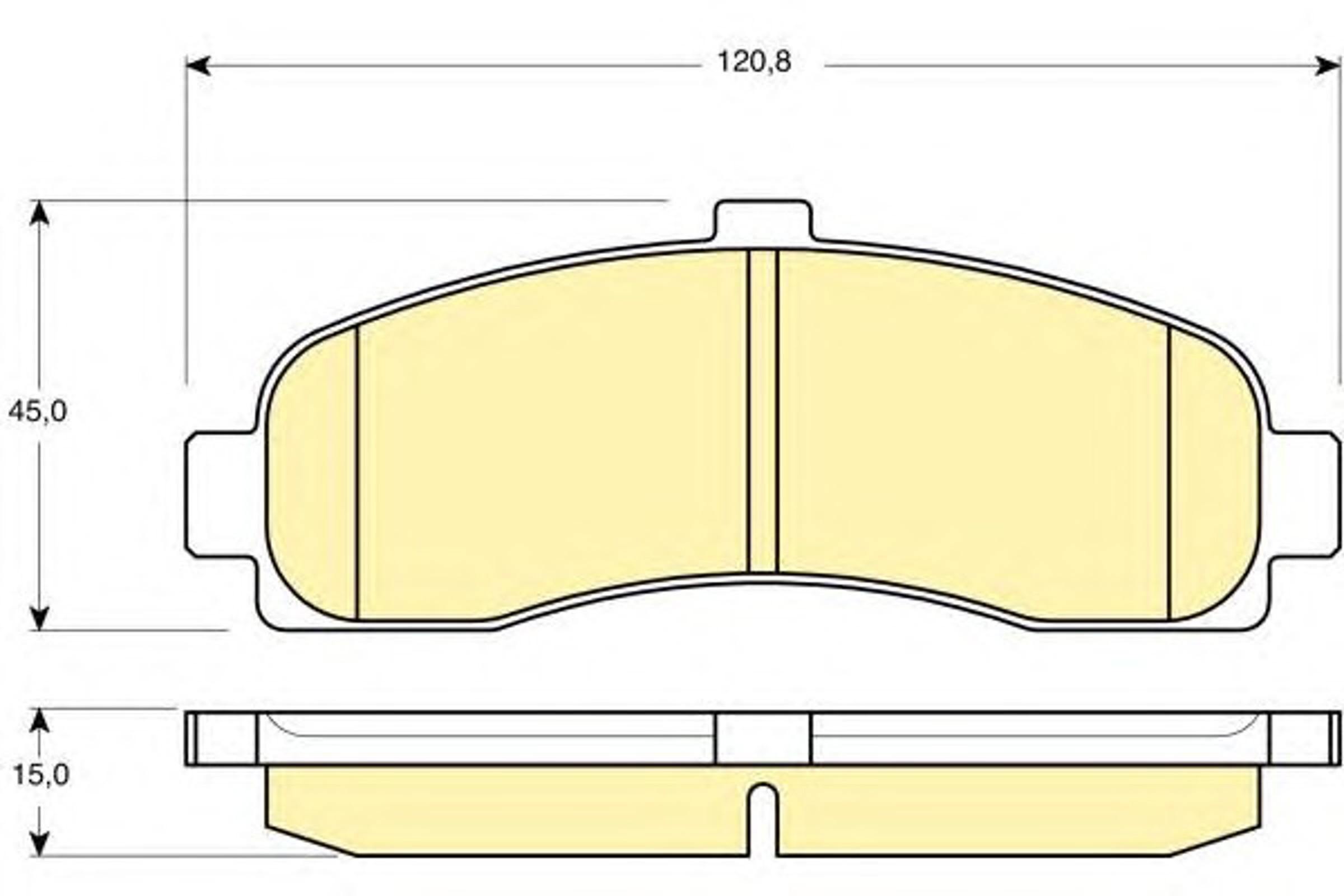Колодки тормозные дисковые GIRLING 6110599