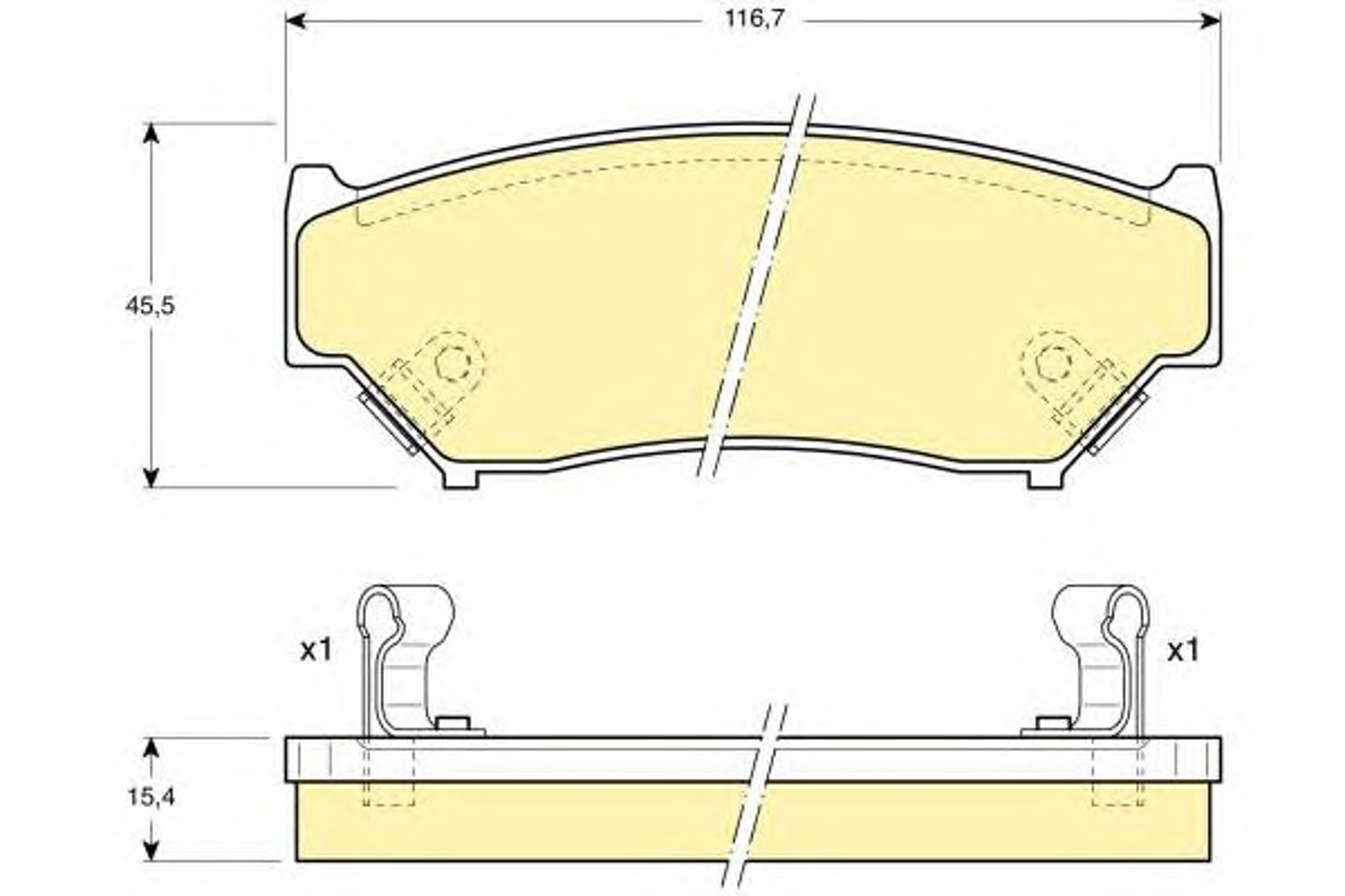Колодки тормозные дисковые GIRLING 6111749