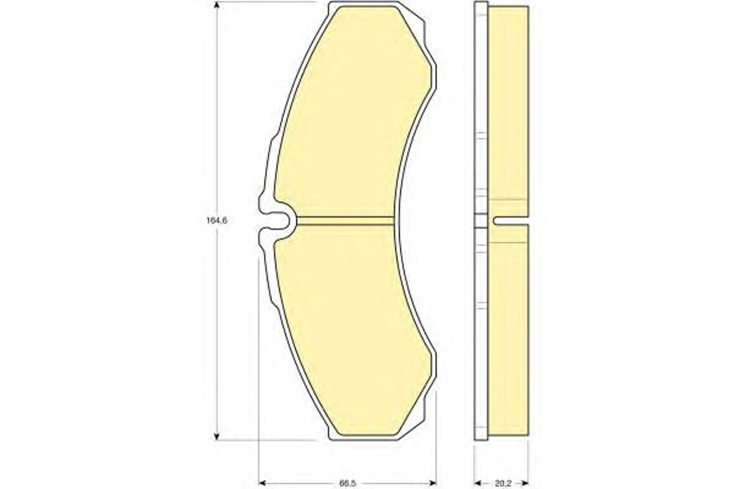 Колодки тормозные дисковые GIRLING 6113459