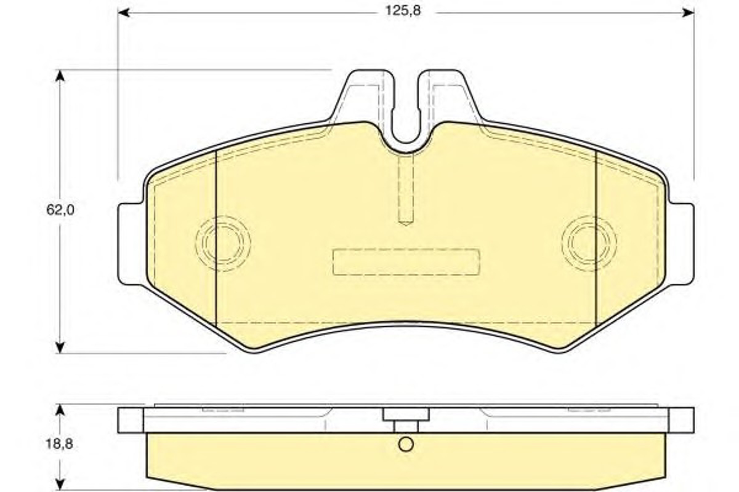 Колодки тормозные дисковые GIRLING 6113994