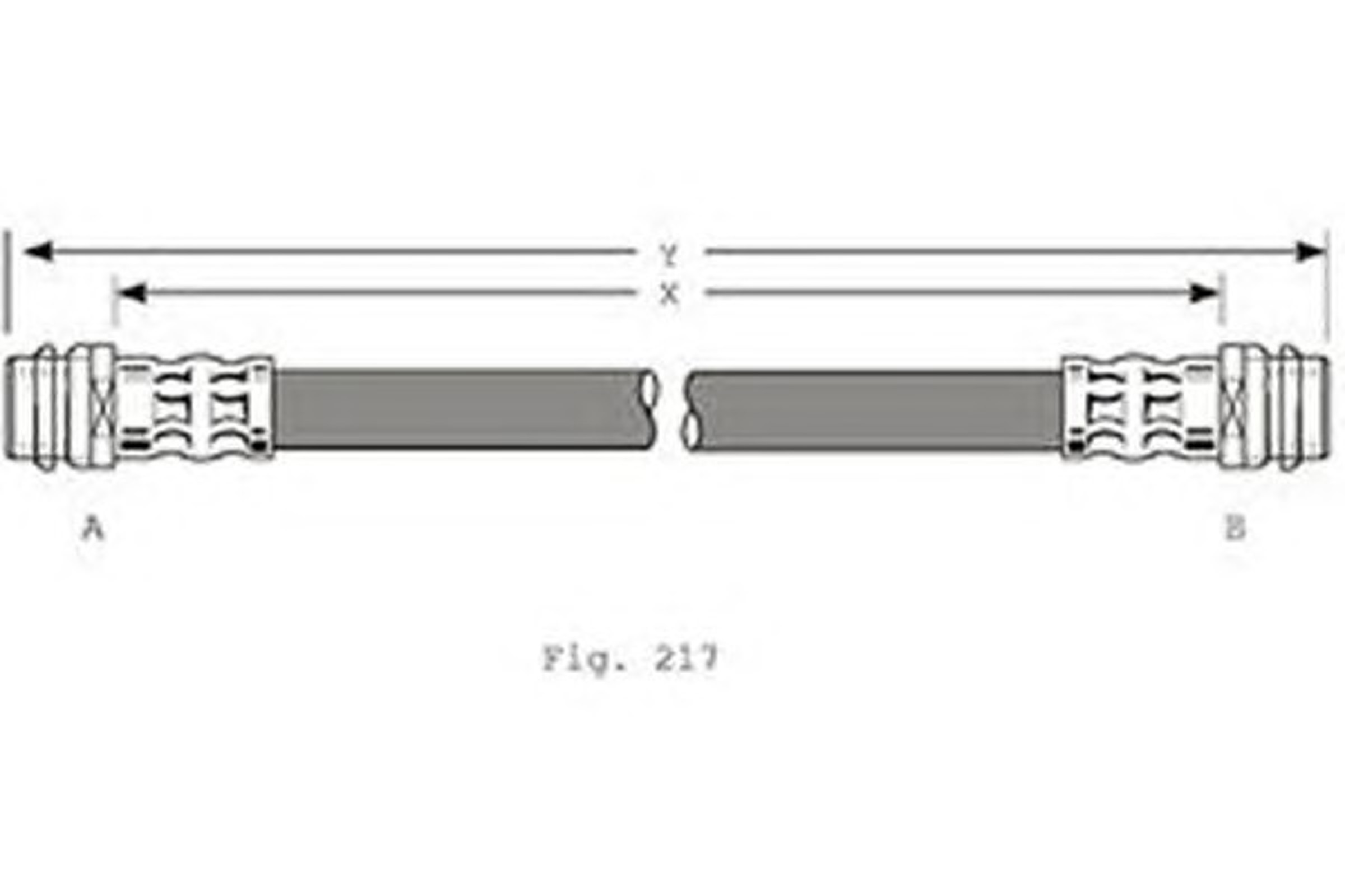 Шланг тормозной GIRLING 9001341