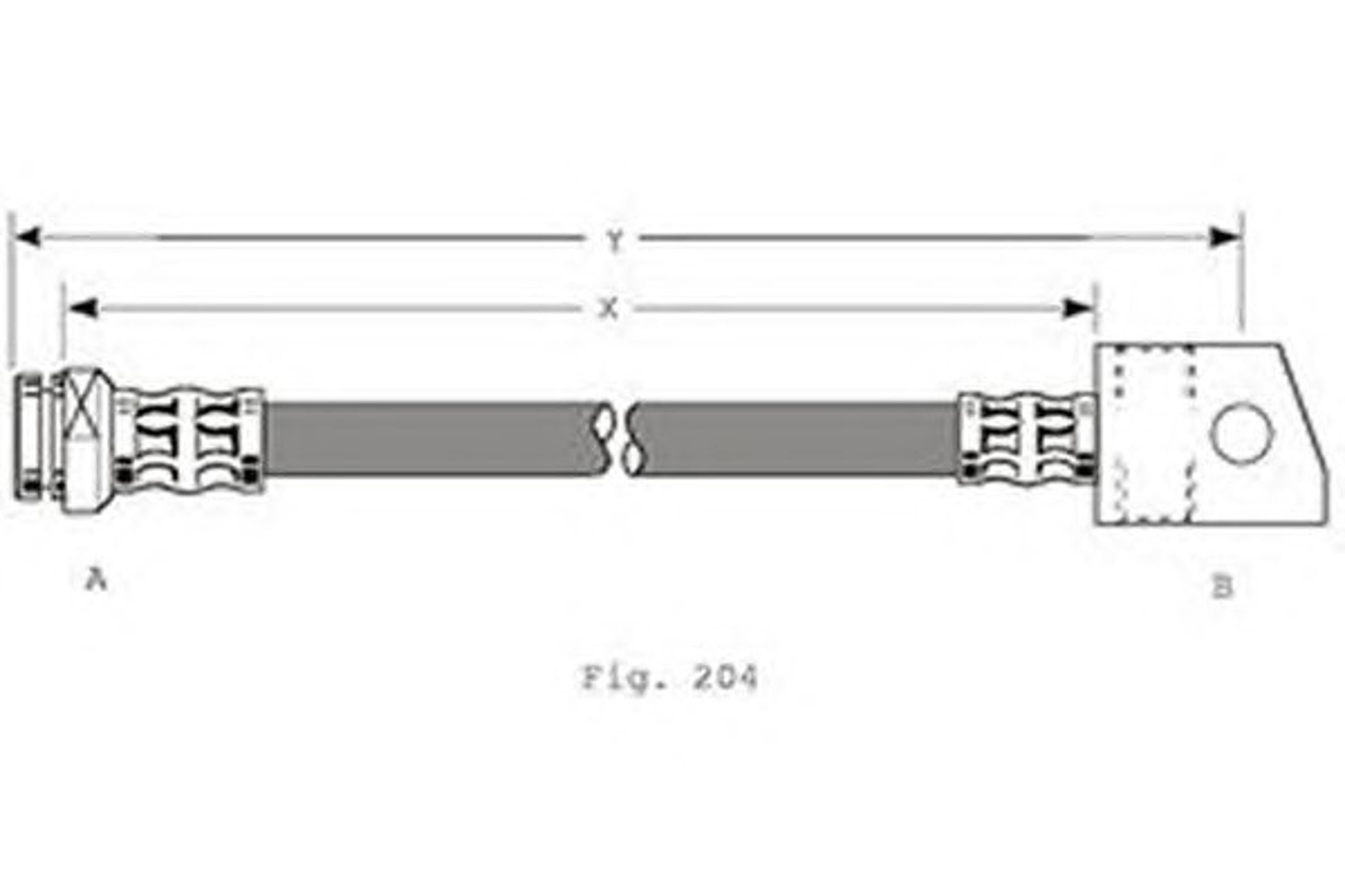 Шланг тормозной GIRLING 9001347