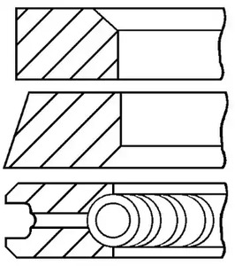 Кольца порш GOETZE ENGINE 08-433200-00