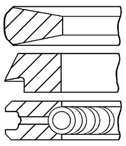 Комплект поршневых колец GOETZE ENGINE 08-134100-00