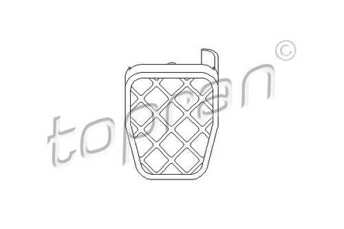 Накладка на педаль HANS PRIES/TOPRAN 112247