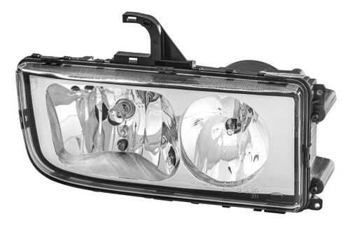 1db 247 011-021 фара правая прямоуг. лампа h7/h1 без повор. и коррект. HELLA/BEHR/PAGID 1DB 247 011-021