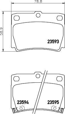 Тормозные колодки дисковые HELLA/BEHR/PAGID 8DB355027-741