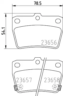 Колодки тормозные дисковые комплект HELLA/BEHR/PAGID 8DB355027-821
