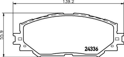 Тормозные колодки дисковые HELLA/BEHR/PAGID 8DB355028-421