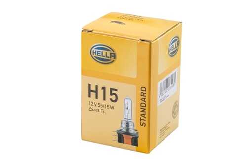 Лампа h15 12v 55/15w HELLA/BEHR/PAGID 8GJ168119001