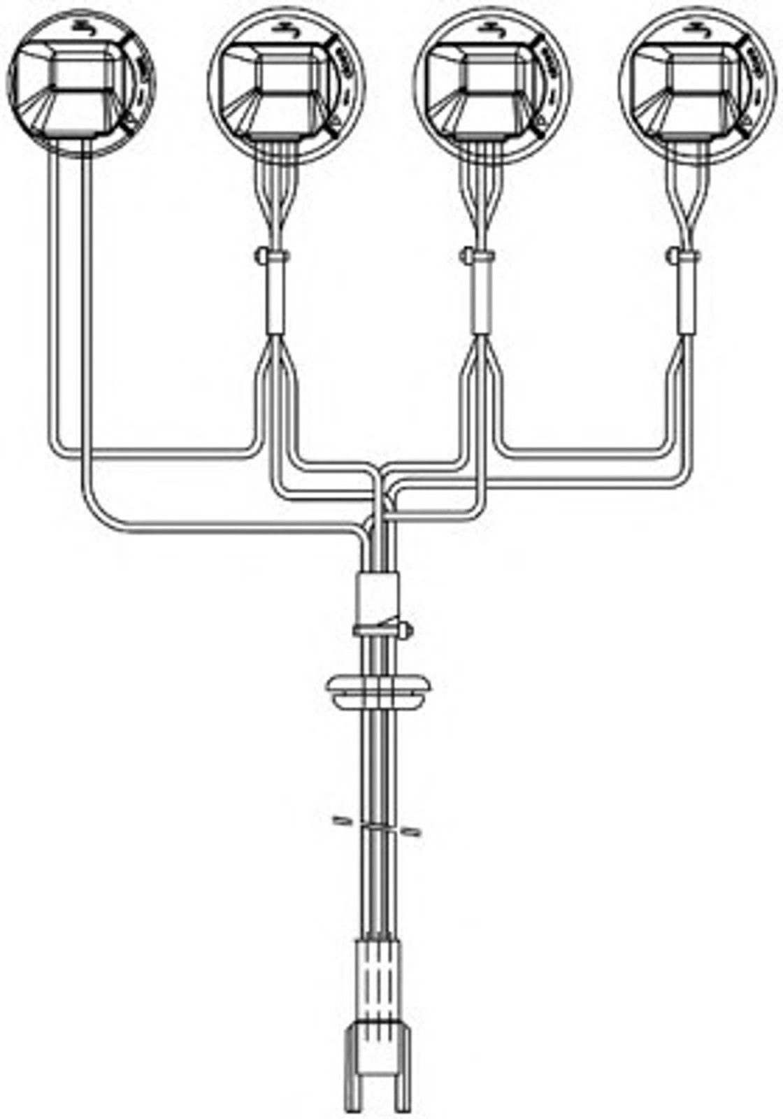 Кабельный комплект основная фара HELLA/BEHR/PAGID 8KA 155 372-001