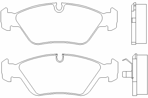 T0413 колодки тормозные HELLA/BEHR/PAGID T0413