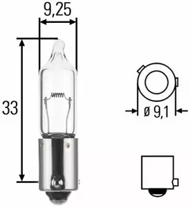 Лампа галогенная HELLA/BEHR/PAGID 8GH 008 417-001