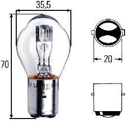 Лампа накаливания HELLA/BEHR/PAGID 8GD 002 084-131