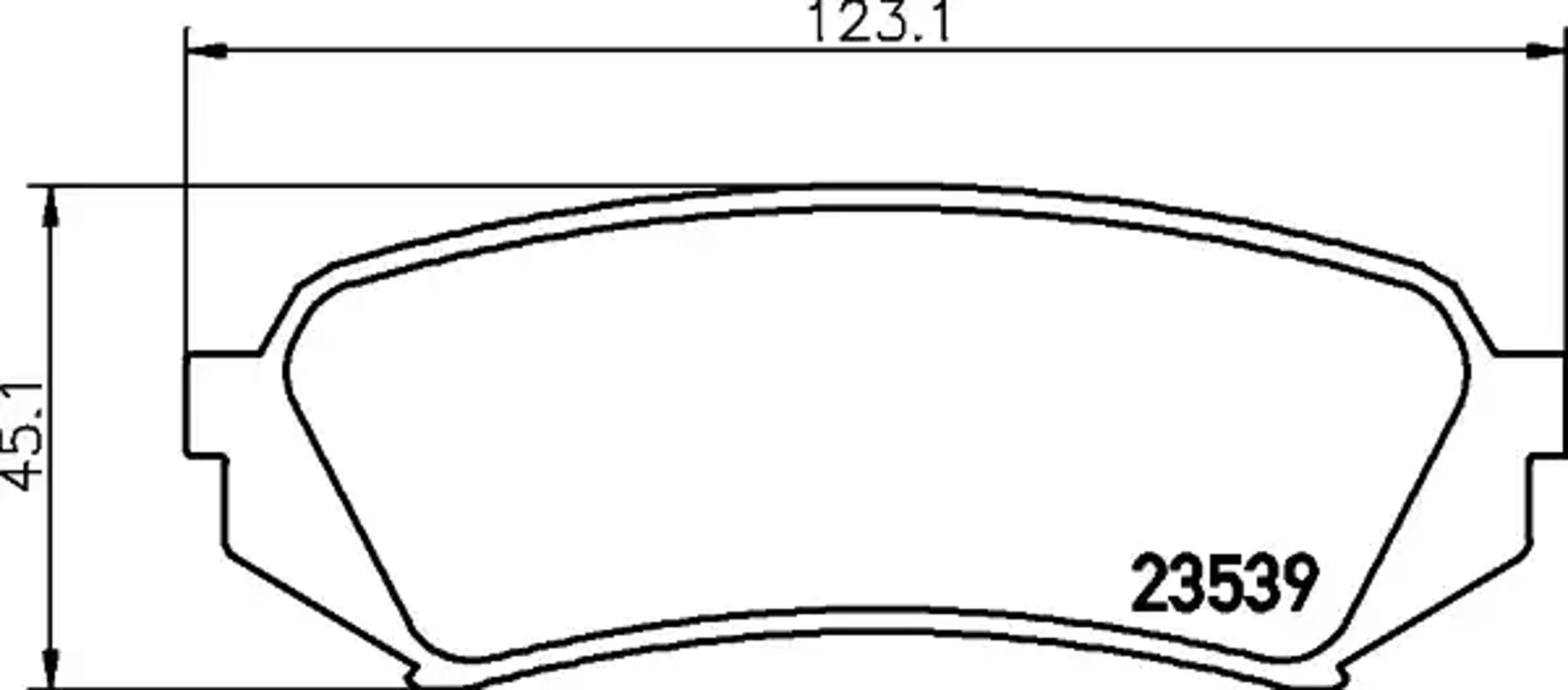 Колодки тормозные дисковые HELLA/BEHR/PAGID T1243