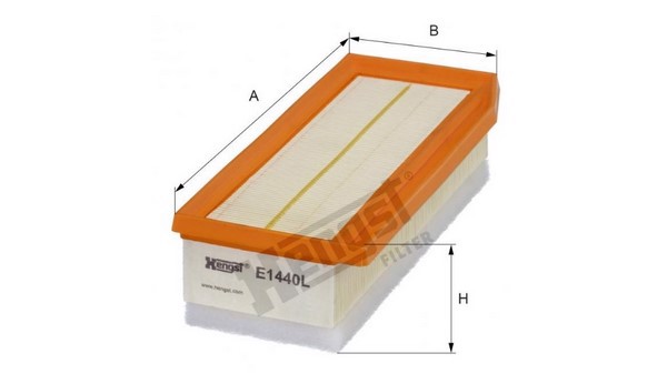 Фильтр воздушный HENGST FILTER E1440L