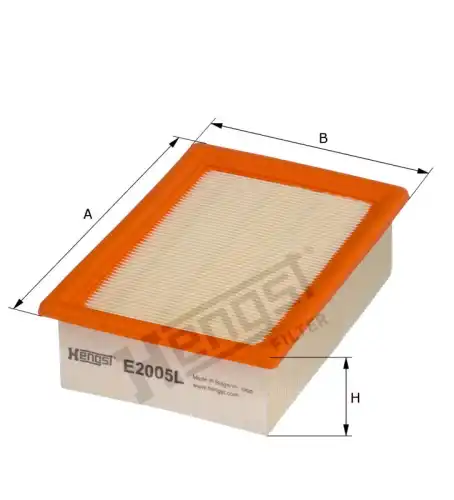Фильтр воздушный HENGST FILTER E2005L